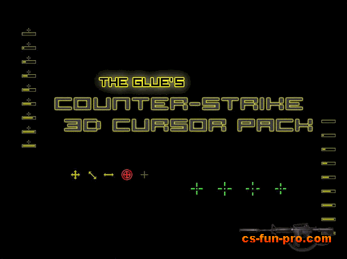 Counter-Strike 3D Cursor Pack