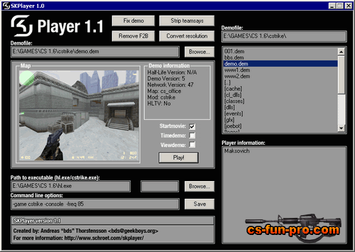 SKPlayer 1.1