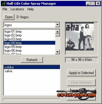 Half-Life Color Spray Manager 1.0.162