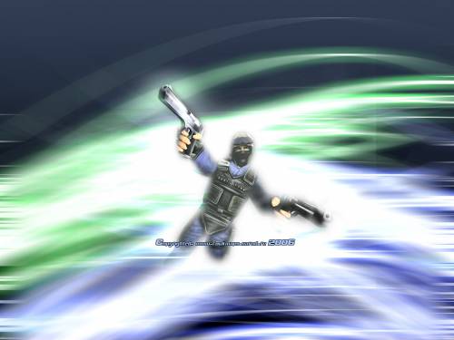 Контр-террорист с двумя Desert Eagle